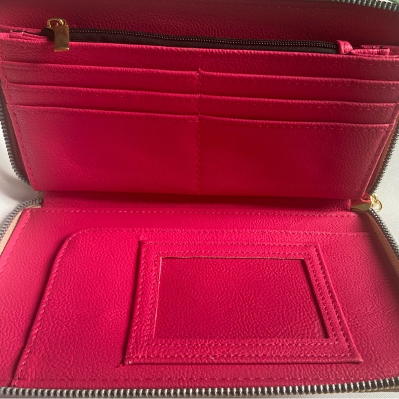 BETSEY JOHNSON Pink-ribbon Long Wallet - Picture 5 of 6